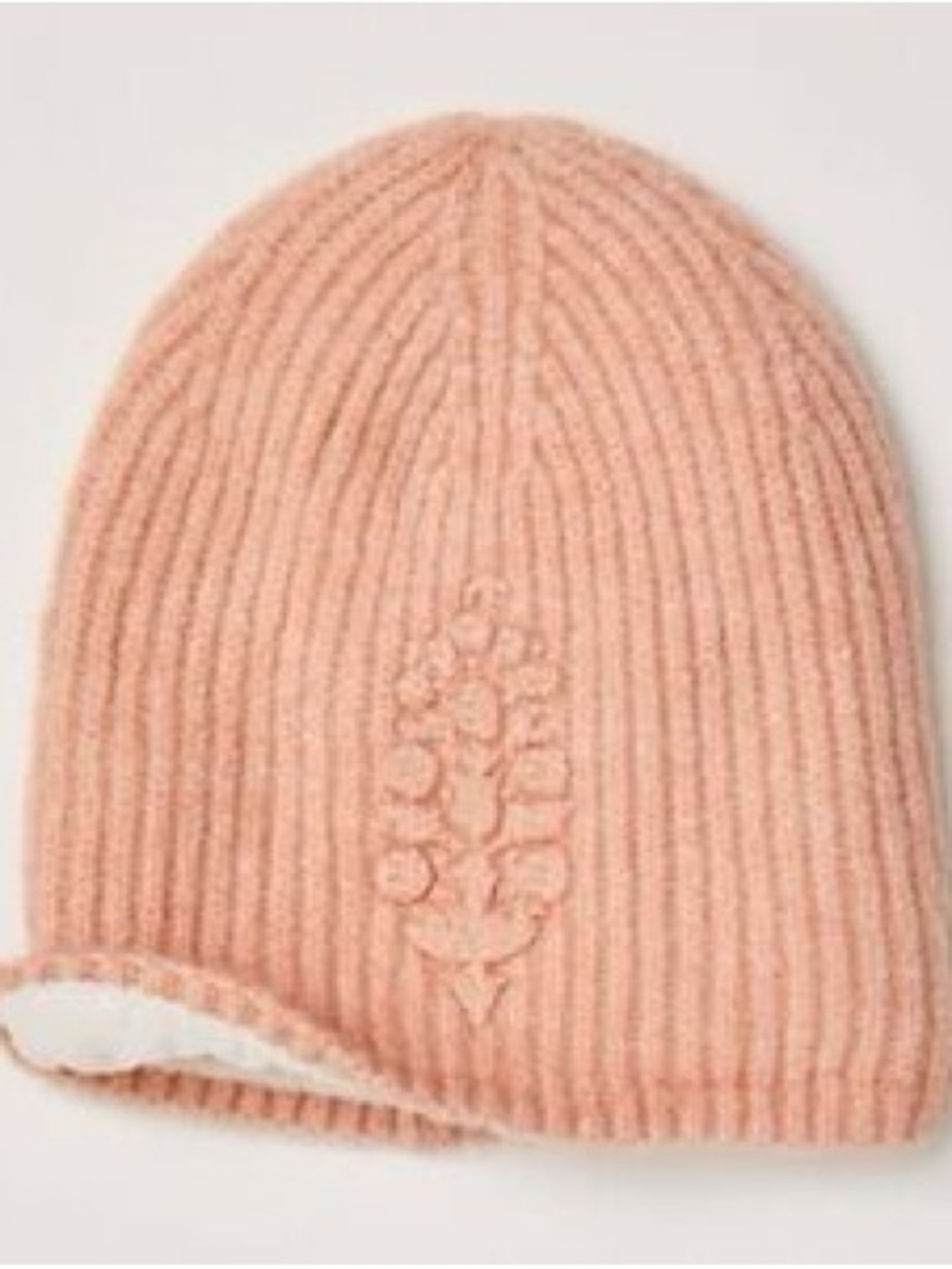 FP Movement by Free People Ribbed Knit Beanie - Light Peach